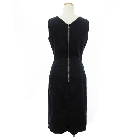 ドルチェ&ガッバーナ　黒　タイトワンピース　ドレス DOLCE&GABBANA - ワンピース ドレス Vカット タイト ロング