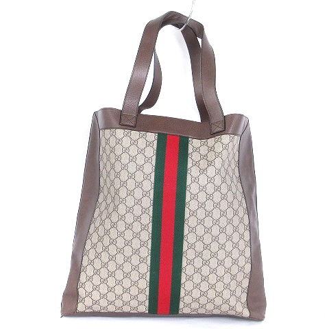 グッチ GUCCI オフディア GGスプリーム シェリーライン トートバッグ 