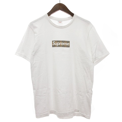 シュプリーム SUPREME バーバリー BURBERRY 22SS ボックスロゴ Tシャツ  