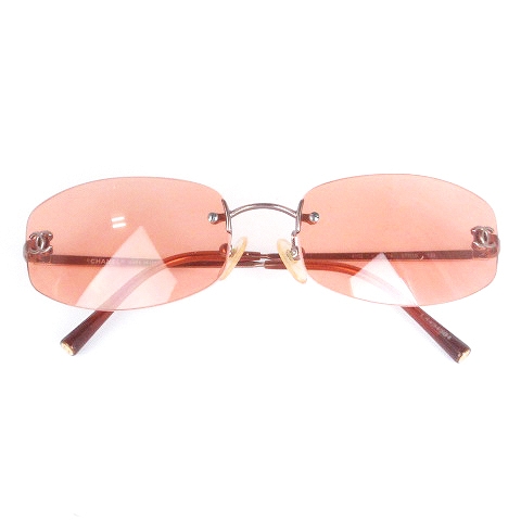 シャネル CHANEL サングラス ココマーク 度無し カラーレンズ スクエア  