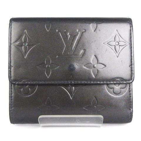 ルイヴィトン LOUIS VUITTON モノグラムマット ポルトモネ ビエ カルト 