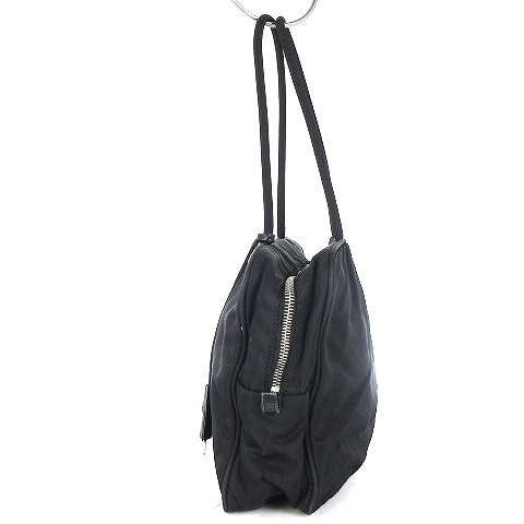プラダ PRADA ショルダーバッグ ミニボストン 鞄 カバン ナイロン ロゴ 
