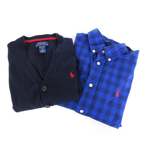 ポロ ラルフローレン POLO RALPH LAUREN カーディガン ポロシャツ 2点 