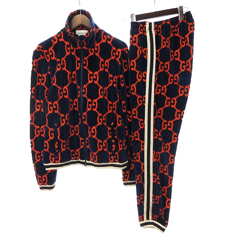 グッチ GUCCI 18AW GGシェニール セットアップ ジャケット パンツ  
