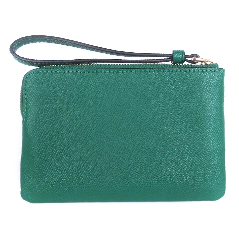 オールドコーチ　小物入れ　ポーチ　グリーン オールドコーチ ☆ レザー ミニ ショルダーバッグ ポシェット グリーン