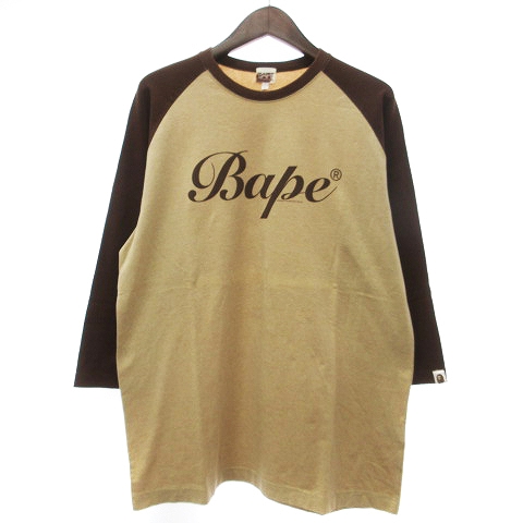 アベイシングエイプ A BATHING APE Tシャツ 七分袖 カットソー 