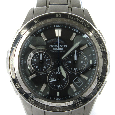 カシオ CASIO オシアナスマンタ OCEANUS 腕時計 ウォッチ クロノグラフ 