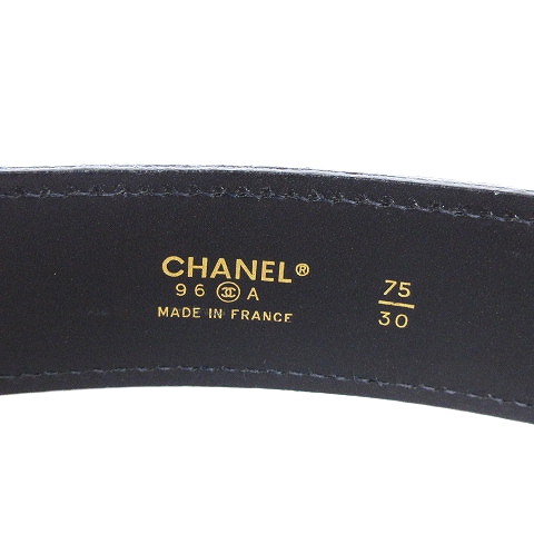 シャネル CHANEL 96A ヴィンテージ ベルト ココマーク バックル