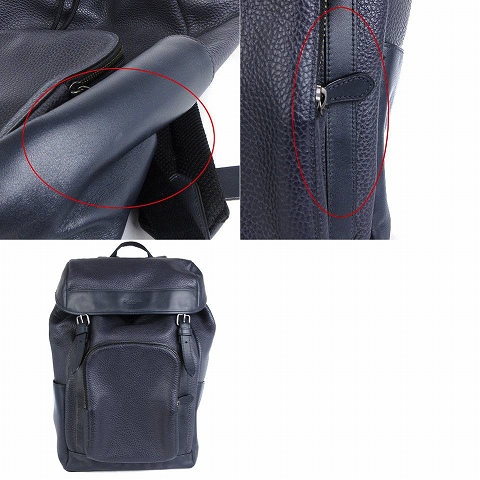 コーチ COACH ヘンリー バックパック リュック 鞄 スクエア レザー 
