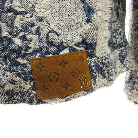 りえピLOUIS VUITTON モノグラム柄 デニムジャケット Gジャン りえピLOUIS VUITTON モノグラム柄 デニムジャケット Gジャン