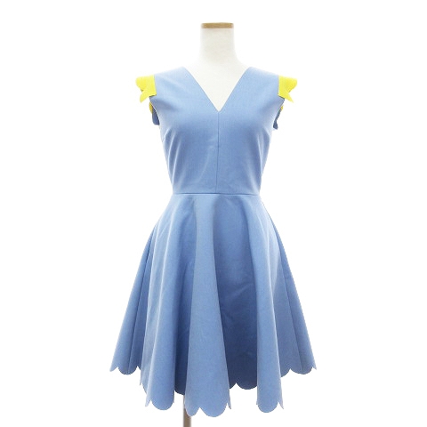 エムエスジーエム MSGM ワンピース ひざ丈 ノースリーブ Vネック  