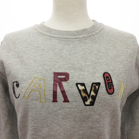 新品】CARVEN 長袖スウェット S グレー メンズ カルヴェン 15AW CARVEN