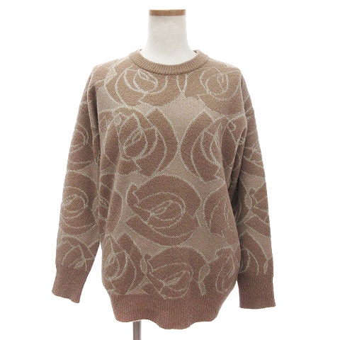 ペセリコ PESERICO ニット 長袖 ドロップショルダー ウール カシミヤ混  