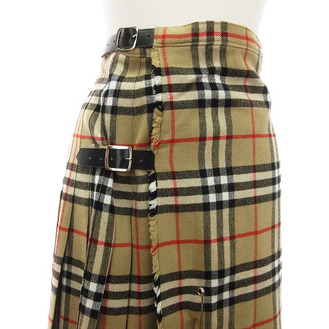 バーバリーズ Burberrys ヴィンテージ ラップスカート キルト 巻き  