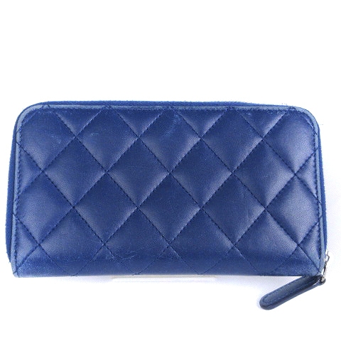 シャネル CHANEL マトラッセ 財布 ウォレット ラウンドジップ  