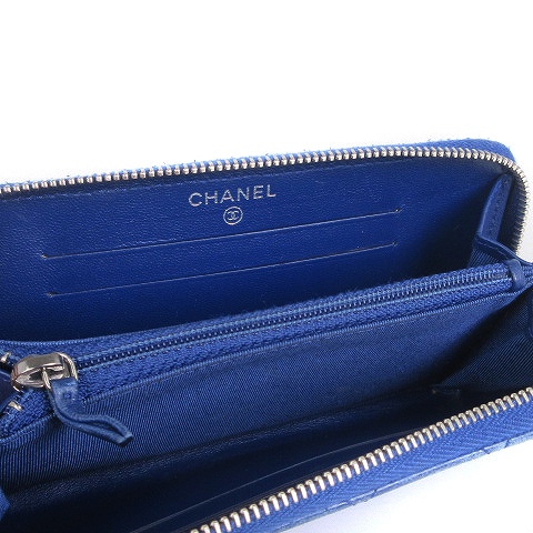 シャネル CHANEL マトラッセ 財布 ウォレット ラウンドジップ 