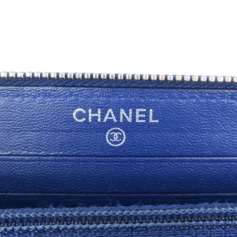 シャネル CHANEL マトラッセ 財布 ウォレット ラウンドジップ 