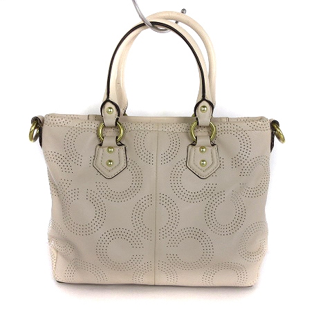 COACH コーチ オプアート 2WAY ショルダーバッグ ハンドバッグ コーチ COACH オプアート 2WAY ショルダーバッグ ハンド ロゴ
