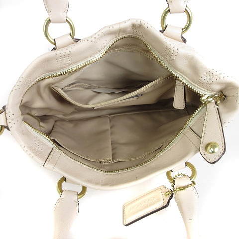 コーチ COACH オプアート 2WAY ショルダーバッグ ハンド ロゴ