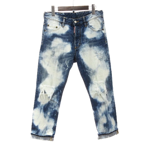 ディースクエアード DSQUARED2 デニムパンツ ジーンズ ボトム ブリーチ 