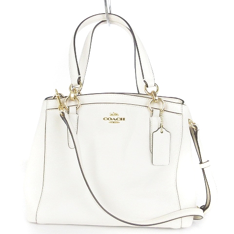 コーチ COACH クロスグレイン レザー ミネッタ クロスボディ 2WAY 