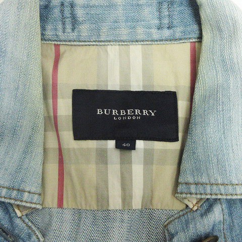 BURBERRY LONDON デニムシャツジャケット バーバリー ロンドン BURBERRY LONDON デニム シャツジャケット