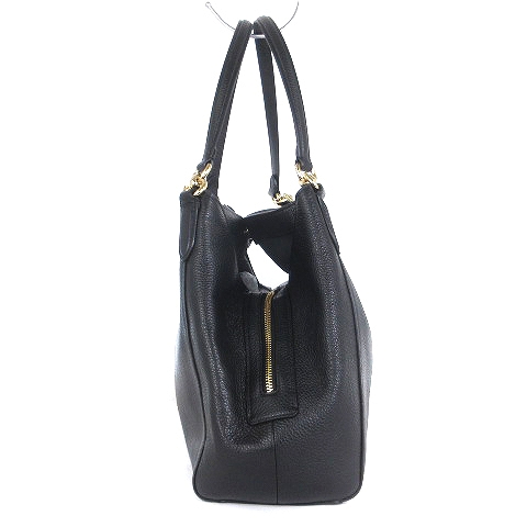 コーチ COACH 美品 ハリー トート ショルダー バッグ ペブルドレザー