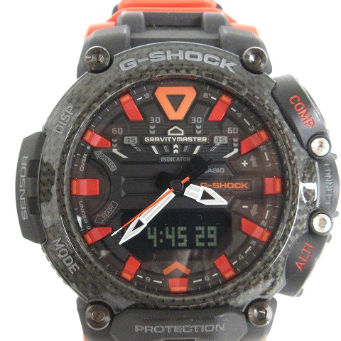 カシオ G-SHOCK グラビティマスター GR-B200 ブラック オレンジ G