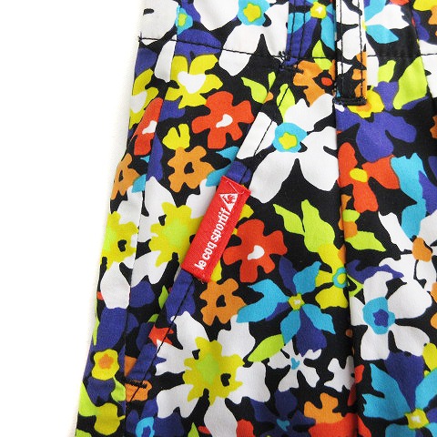 le coq sportif ルコック/フラワープリントショートパンツ スコッチグレー 85(QG8596 N667)定価11000＋税 定価11，880円 新品 le coq sportif ルコック ゴルフ フラワープリント