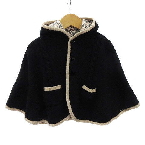 バーバリー ロンドン BURBERRY LONDON ポンチョ ケープ ニット 