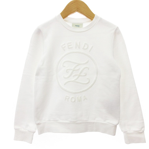 フェンディ FENDI 美品 トレーナー スウェット 長袖 裏毛 ワッペン 
