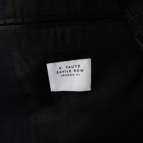 E.TAUTZ ウールジャケット イートウツ E.TAUTZ テーラードジャケット ブレザー ダブルブレスト