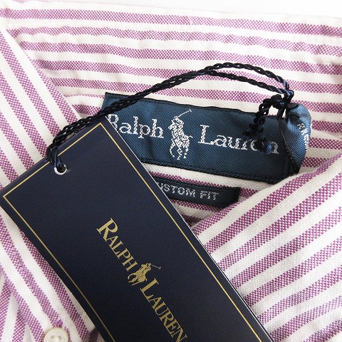 未使用品 ラルフローレン RALPH LAUREN タグ付き CUSTOM FIT シャツ