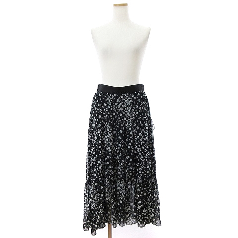 シートウキョウ SHE Tokyo Lisa Flower ティアード スカート ロング  