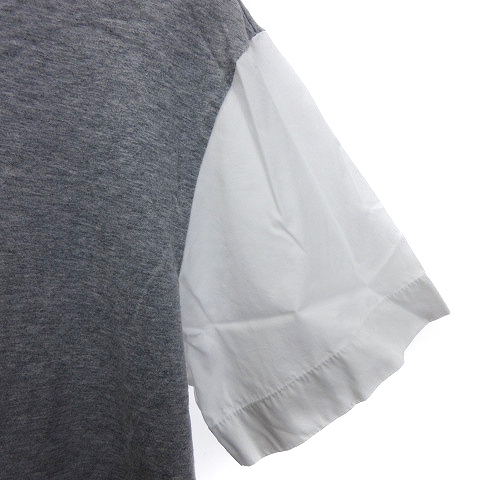 マルニ MARNI Tシャツ カットソー 半袖 異素材ドッキング バイカラー 