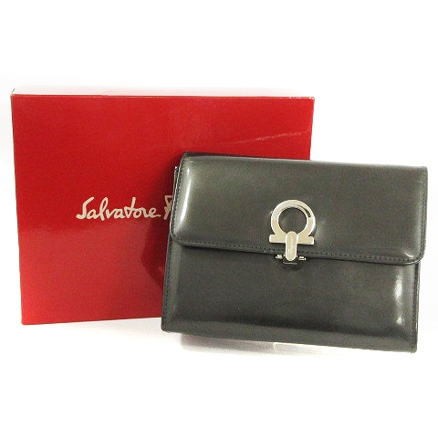 サルヴァトーレフェラガモ Salvatore Ferragamo ミニクラッチバッグ  