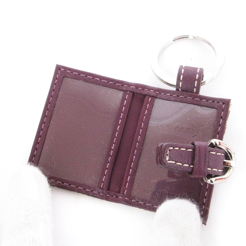 coach コーチ手帳型 ブック型 チャームキーリングシグネチャー