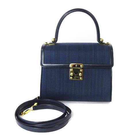 コンテス Comtesse 2WAY ハンドバッグ ショルダー ホースヘア ゴールド 