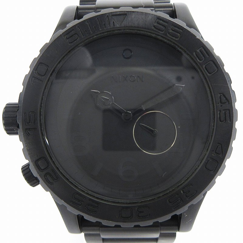 ニクソン NIXON 腕時計 アナログ クオーツ THE42-20 黒 ブラック 