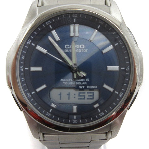 カシオ CASIO ウェーブセプター 腕時計 タフソーラー 電波 防水 WVA 