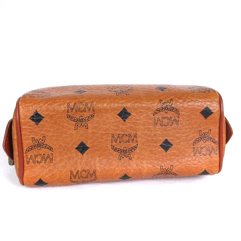 エムシーエム MCM ミニボストンショルダーバッグ ハンド 2WAY クロス  