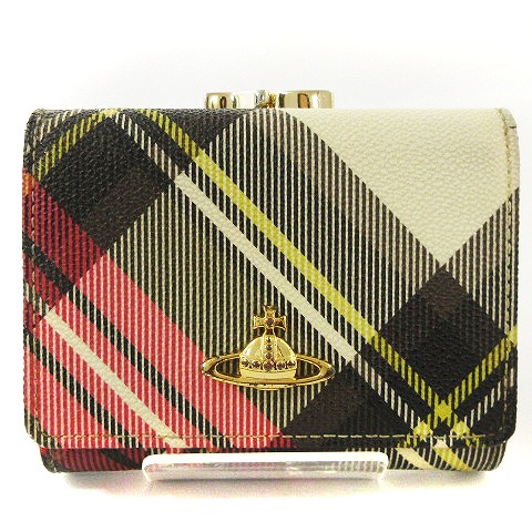 ヴィヴィアンウエストウッド Vivienne Westwood 財布 三つ折り がま口 