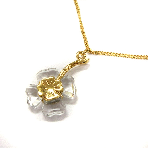 スワロフスキー SWAROVSKI ネックレス ペンダント クローバーモチーフ 