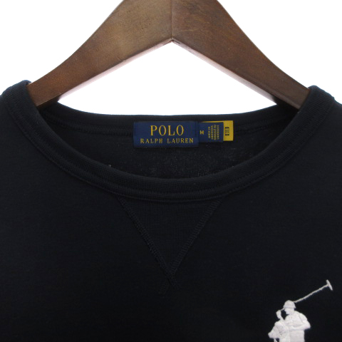 ❤️新品未使用❤️POLO RALPH LAURENポニー刺繍トレーナーXLブラック ポロ ラルフローレン POLO RALPH LAUREN 美品 トレーナー スウェット