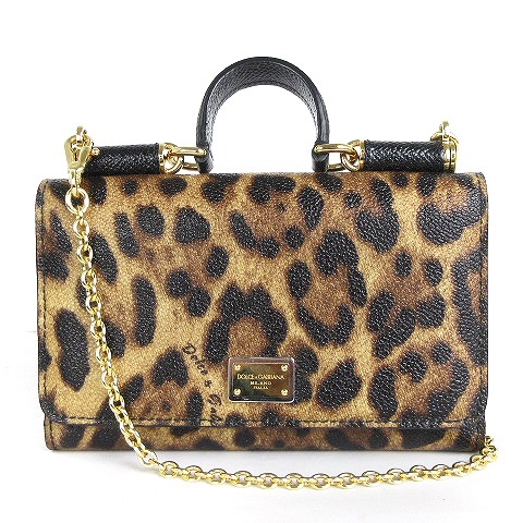 ドルチェ&ガッバーナ ドルガバ DOLCE&GABBANA 美品 チェーンショルダー  