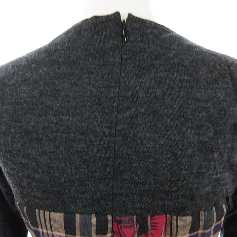 ヴィヴィアンウエストウッド ワンピース 最高 チェック ウール混