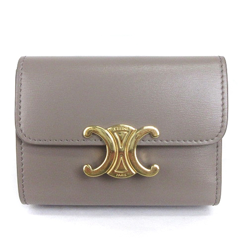 セリーヌ CELINE コイン入れ付きコンパクトウォレット トリオンフ 財布  