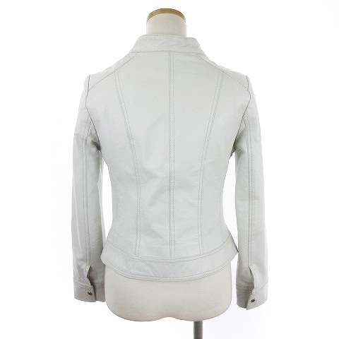 ヴィッキー Vikii ライダースジャケット ブルゾン シングル レザー 豚