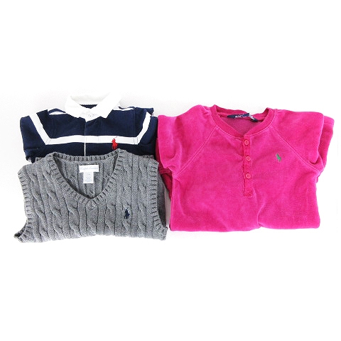 ラルフローレン RALPH LAUREN ベビー服 3枚まとめ ロンパース ニット 