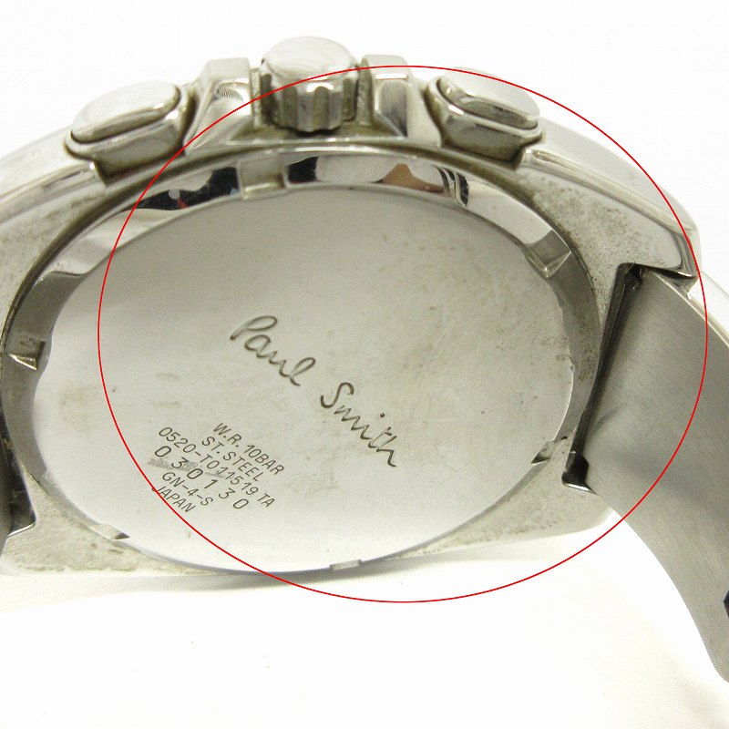Paul Smith ポールスミス 腕時計 時計 GN-4-S W.R 10BAR クォーツ